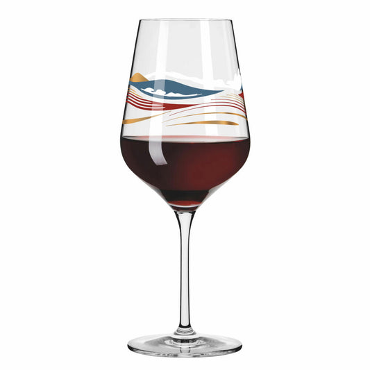 Ritzenhoff Rotweinglas Herzkristall 007, Aurélie Girod, Kristallglas, 570 ml, 3001007