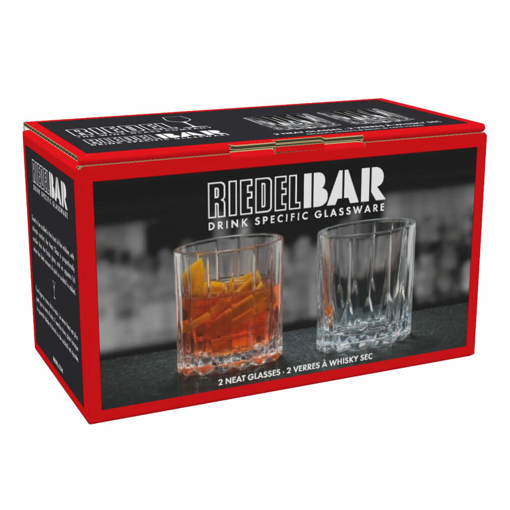 Riedel Drink Specific Glassware Neat Glasses, Whiskey Gläser, Glas, 2er Set, 174 ml, 6417/01