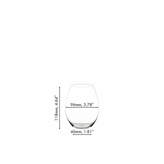 Riedel Stemless Weinglas Wine Friendly 4er-Set, Tumbler, Kristallglas, 570 ml, 6422/04-4