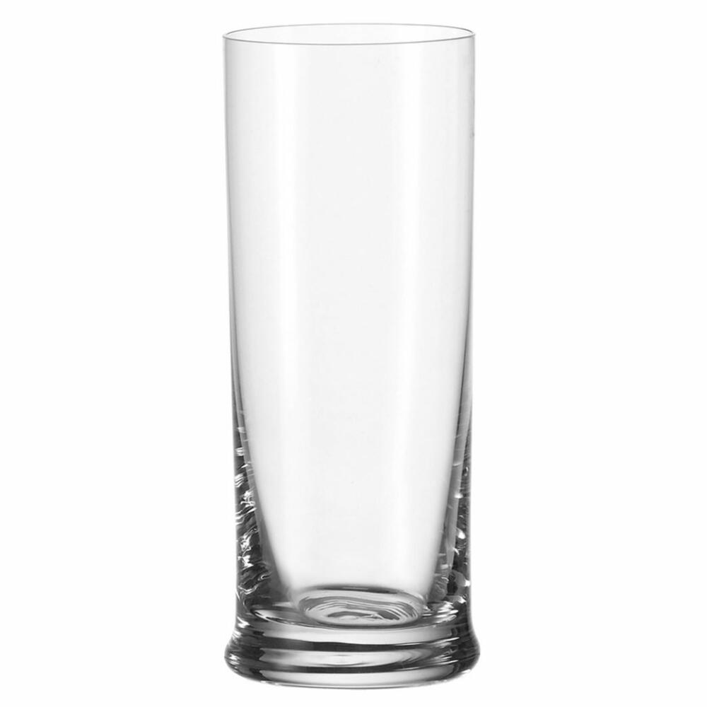 Leonardo K18 beer mugs set of 6, beer glass, pilsner glass, beer glass with stem, 400 ml, 35393