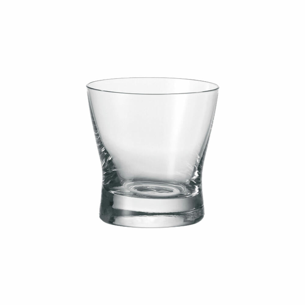 Leonardo Tazio Whiskeybecher 6er Set, Whiskyglas, Tumbler, Eisboden, Glas, 150 ml, 35400