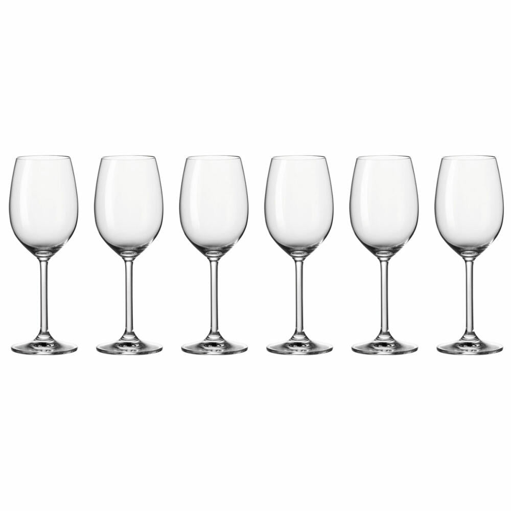 Leonardo Daily Weißweinglas, 6er Set, Weinglas, Glas, 370 ml, 35242 – Ambiente3000