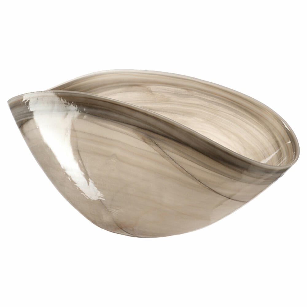 Leonardo Alabastro Bowl, Bowl, Handmade, Glass, Beige, W 38 cm, 31217