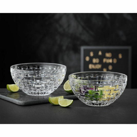 Nachtmann Bowl Set Bossa Nova 18 cm 2-piece, serving bowls, bowls, crystal glass, 103292