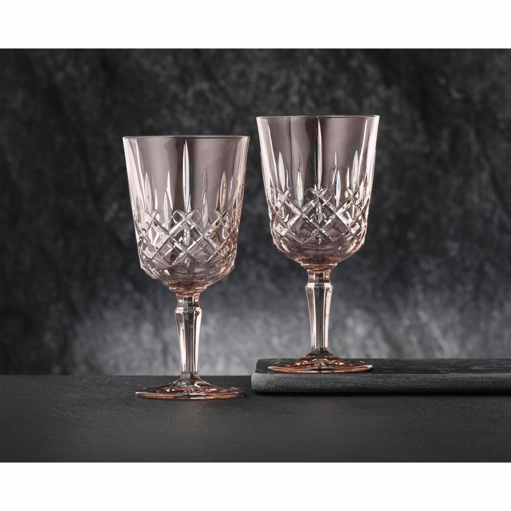 Nachtmann Cocktail/Weinglas 2er Set Noblesse, Kristallglas, Taupe, 355 ml, 105217