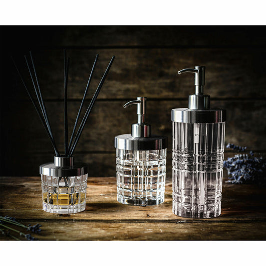 Nachtmann Raumdufthalter Square, Duftspender, Kristallglas / Edelstahl, 89 ml, 103675