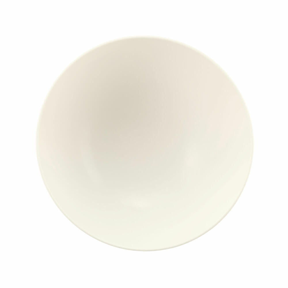 Seltmann Weiden Zoé Fine Diamond Bowl Round, Bowl, Porcelain, Cream Uni, Ø 21.3 cm, 001.746253