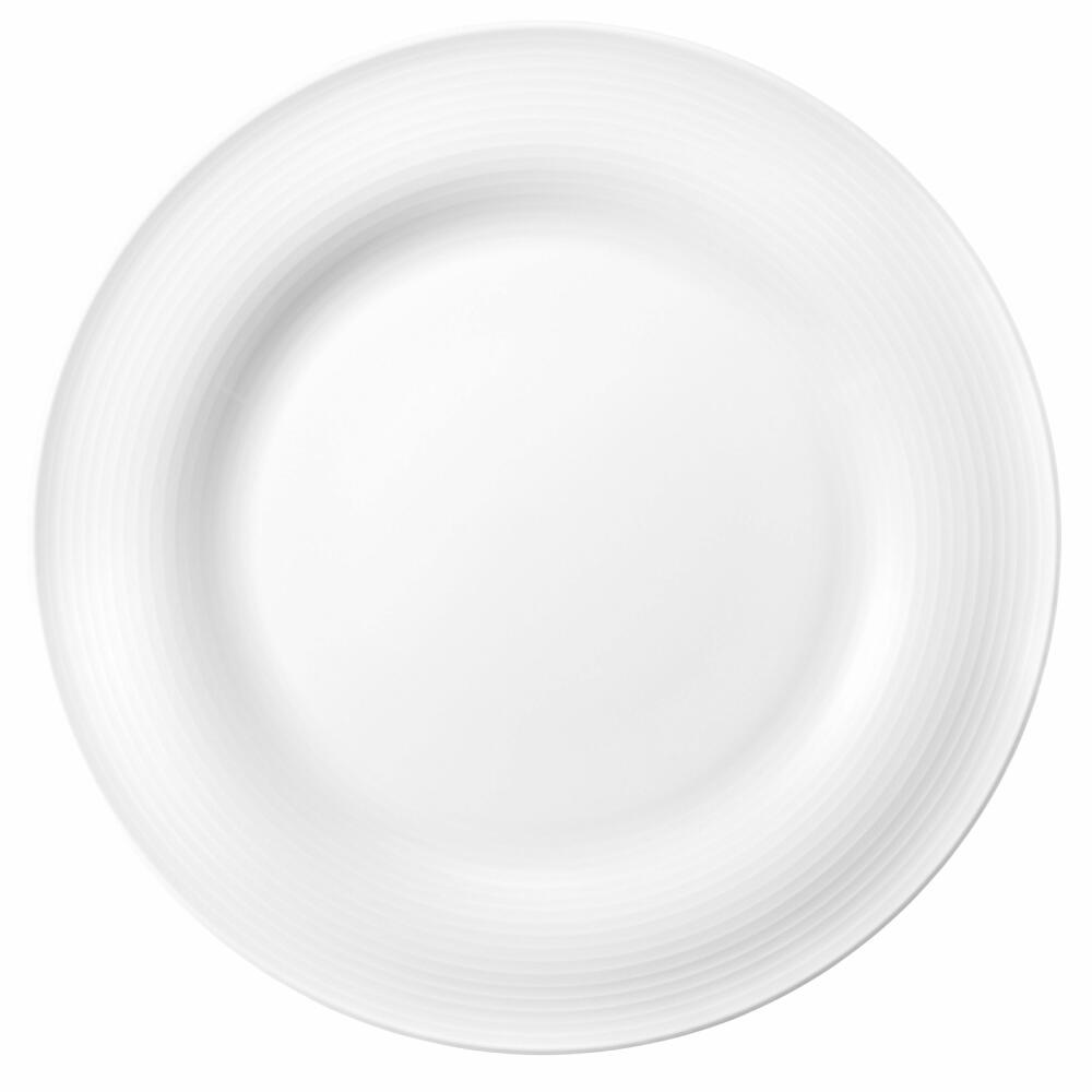 Seltmann Weiden Beat Dinner Plate Round, Dinner Plate, Plate, Porcelain, White, Ø 27.5 cm, 001.751363