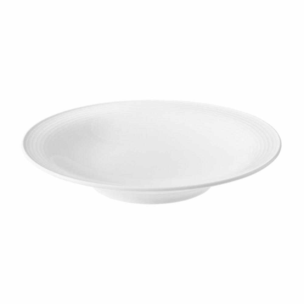 Seltmann Weiden Beat Soup Plate Round, Dinner Plate, Deep Plate, Porcelain, White, Ø 22.5 cm, 001.751364