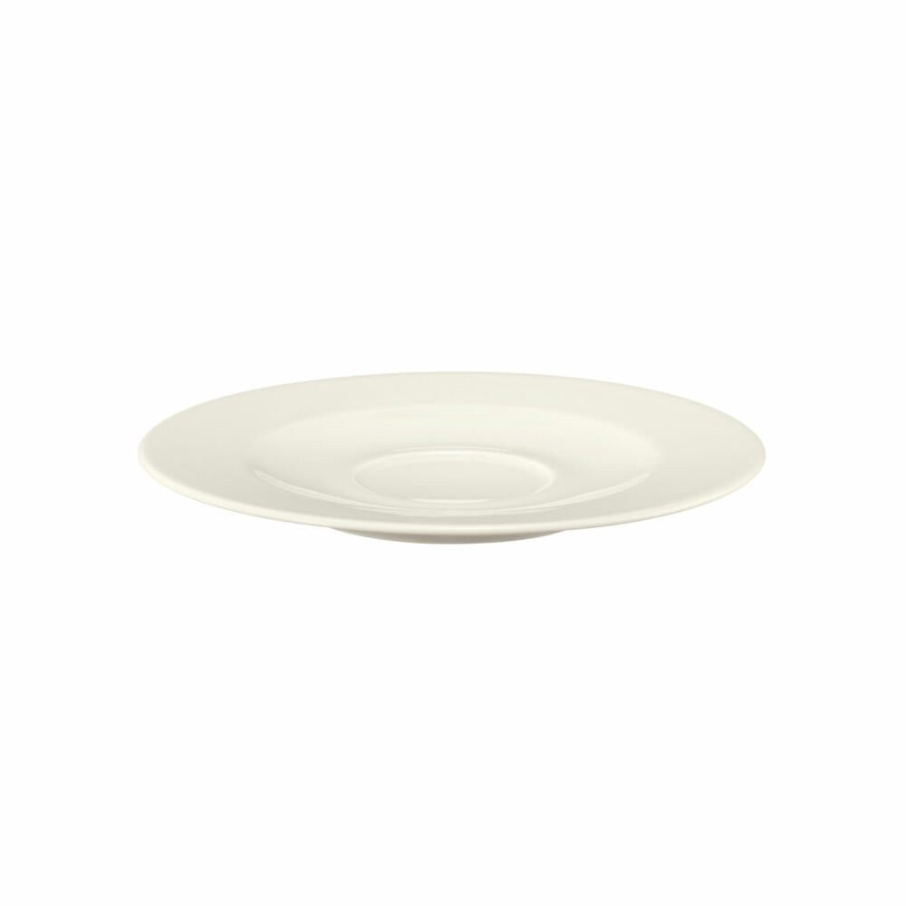 Seltmann Weiden Zoé Fine Diamond espresso saucer, saucer, porcelain, plain, Ø 13.7 cm, 001.746270