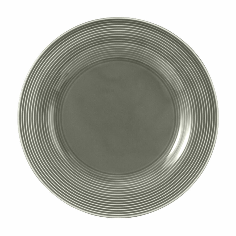 Seltmann Weiden Beat Perlgrau Speiseteller Rund, Essteller, Teller, Porzellan, Grau, Ø 27.5 cm, 001.751319