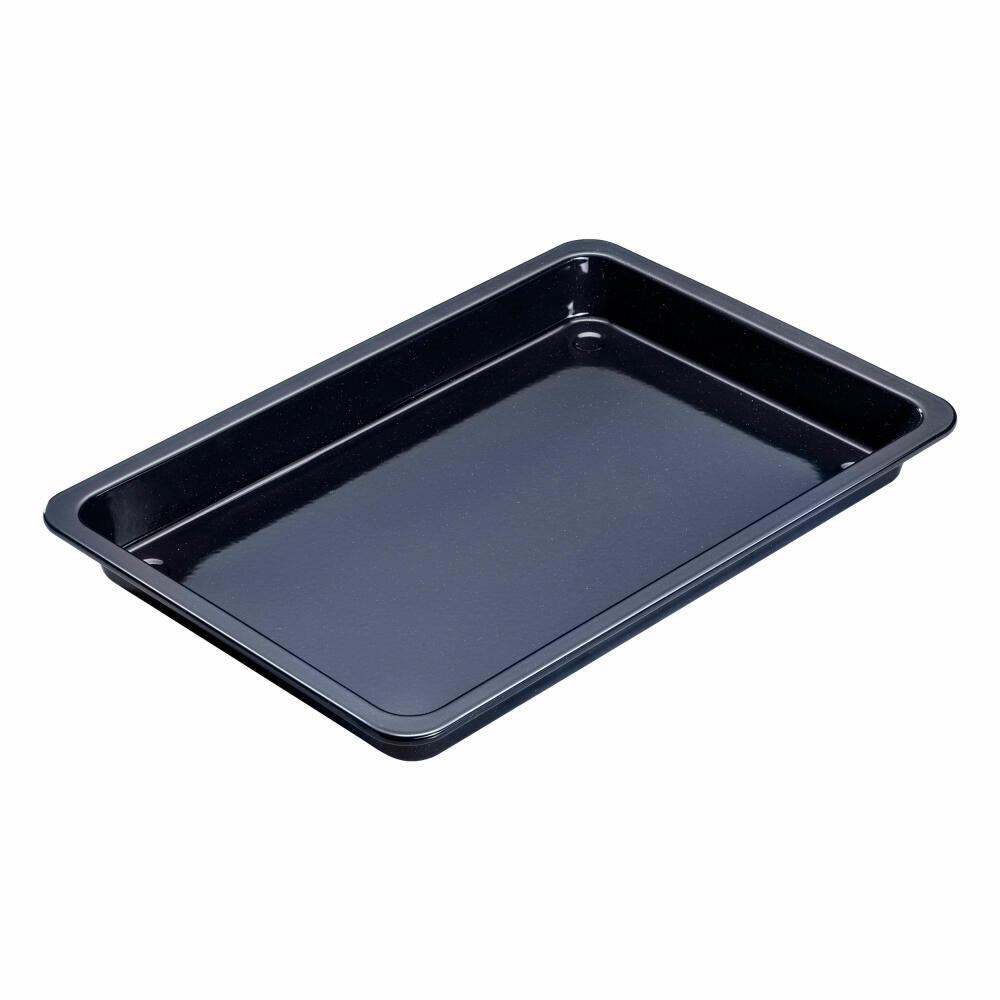 Dr. Oetker Back- und Pizzablech BackIdee, Emaille, Backblech, Pizza Blech, Auflaufschale, 1308