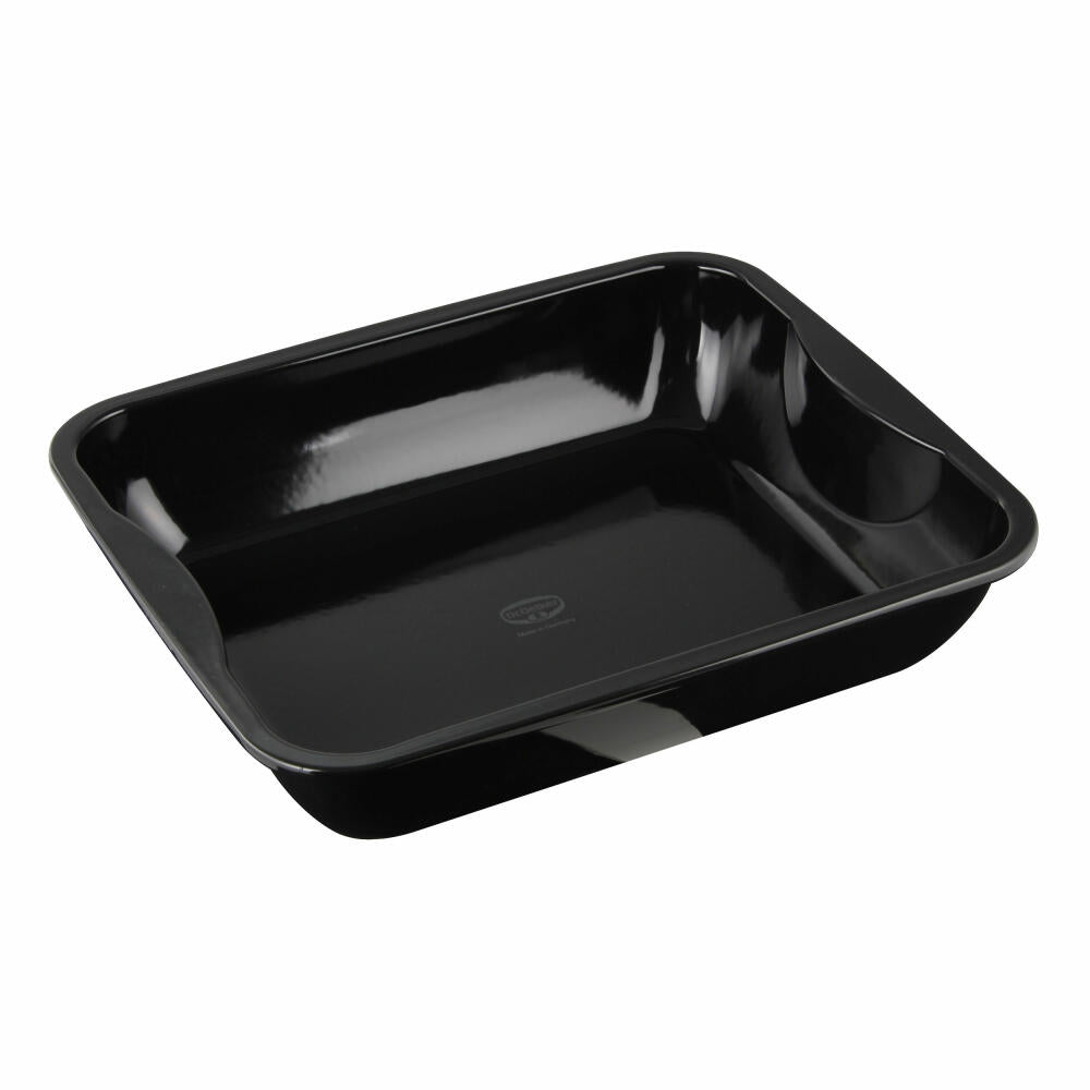 Dr. Oetker Maxi-Bräter BackIdee, Emaille, Auflaufform, Bratform, Auflaufschale, Backform, 1300