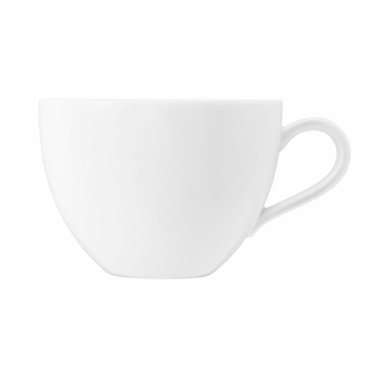 Seltmann Weiden Beat Milchkaffeeobertasse, Kaffeetasse, Milchkaffee Tasse, Obertasse, Porzellan, Weiß, 350 ml, 001.751342