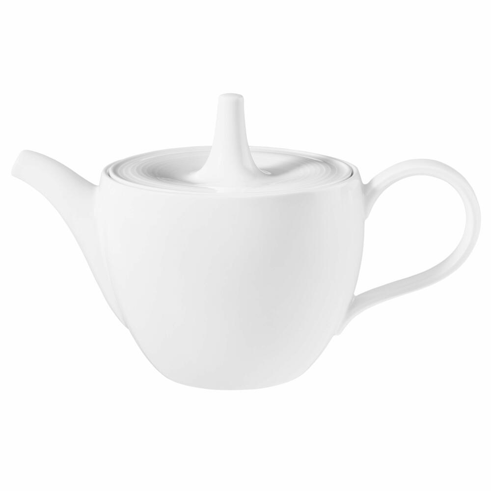Seltmann Weiden Beat jug, teapot, coffee pot, porcelain jug, porcelain, white, 1.3 L, 001.751334