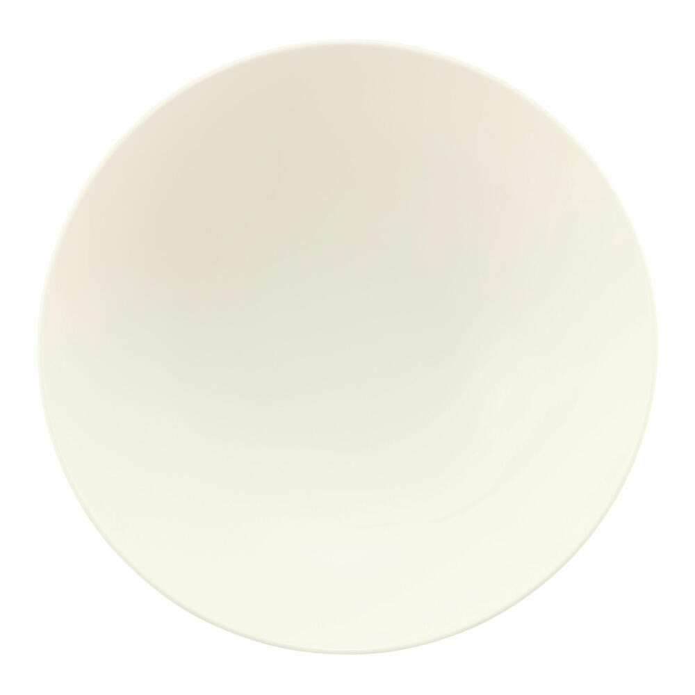 Seltmann Weiden Zoé Fine Diamond Bowl Round, Bowl, Porcelain, Cream Uni, Ø 30.4 cm, 001.746254
