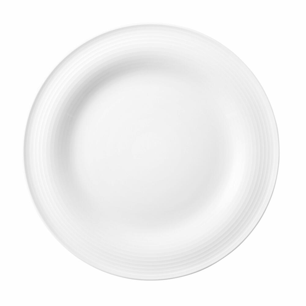 Seltmann Weiden Beat breakfast plate, small plate, dessert plate, cake plate, porcelain, white, Ø 23 cm, 001.751349