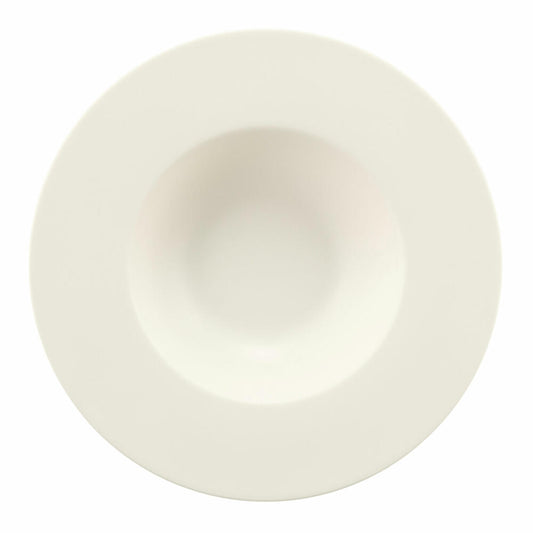 Seltmann Weiden Zoé Fine Diamond pasta plate, dinner plate, plate, porcelain, plain, Ø 26.1 cm, 001.746256