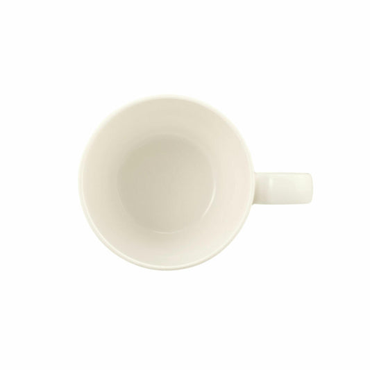 Seltmann Weiden Zoé Fine Diamond Espressoobertasse, Espressotasse, Espresso Tasse, Porzellan, Creme, 110 ml, 001.746271