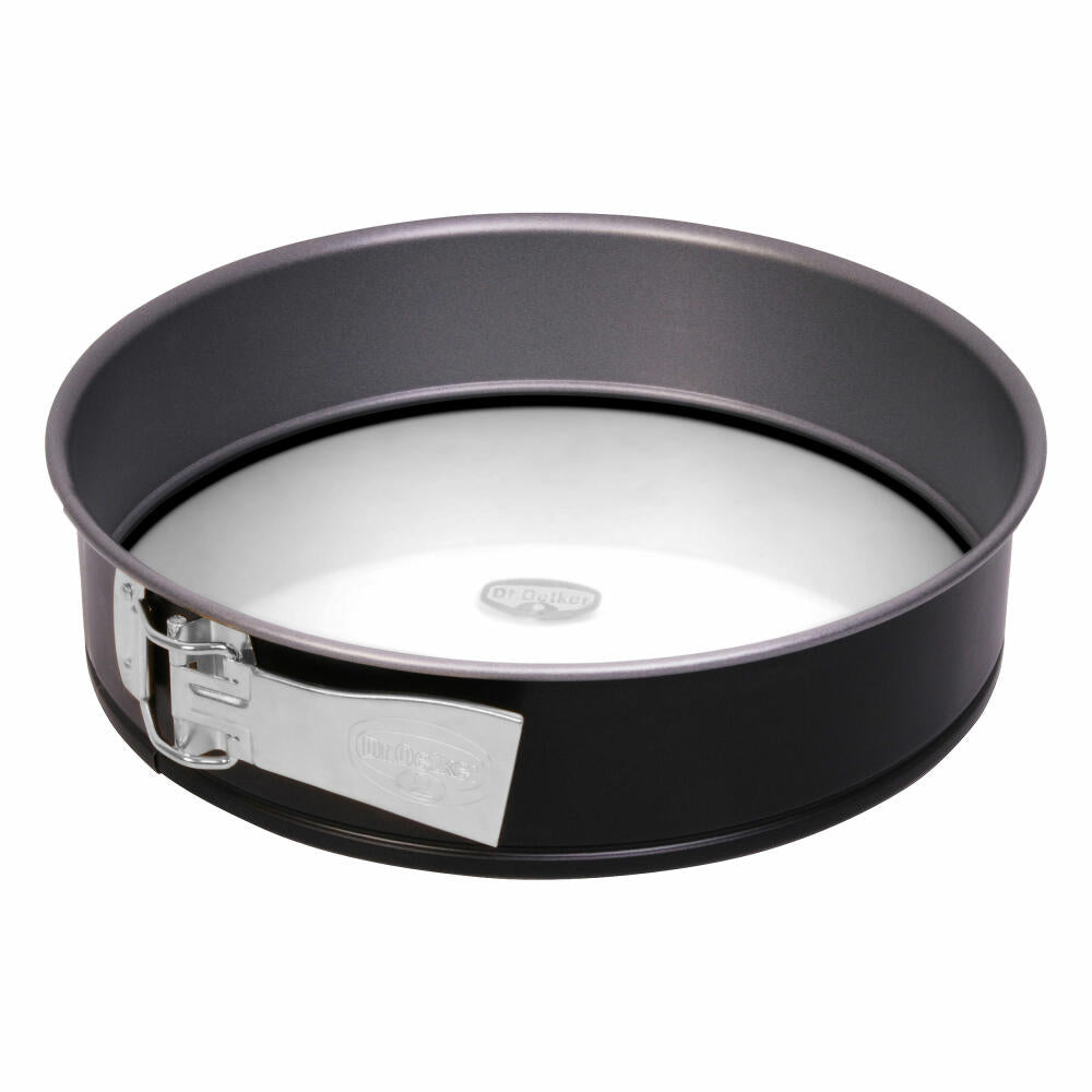 Dr. Oetker Springform 26 cm Tradition, mit Glasboden, Kuchenform, Backform, Kuchen Form, 1440