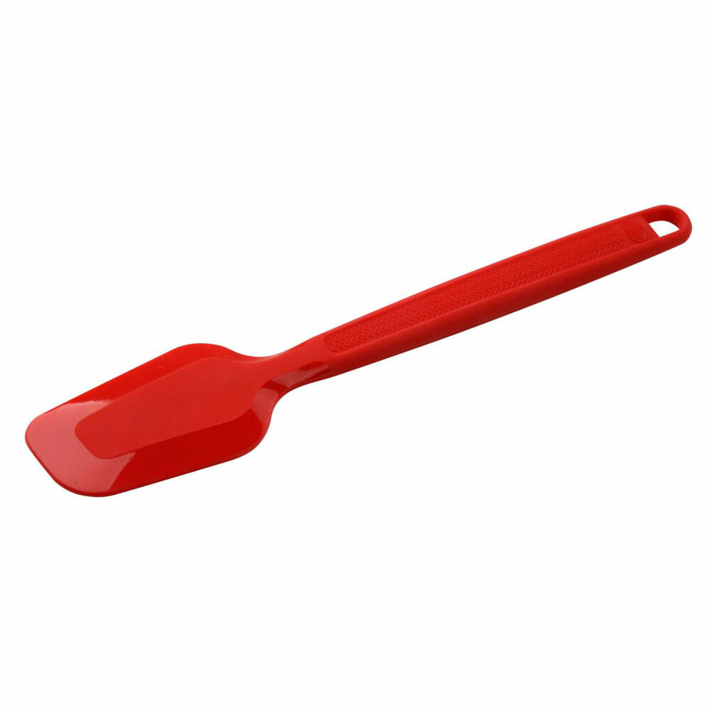 Dr. Oetker Flexxible Love Silicone Dough Scraper Small, Dough Scraper, Cream Scraper, Kitchen Aid, Platinum Silicone, Red, 22 cm, 1280