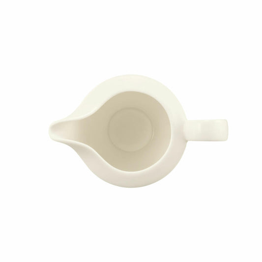 Seltmann Weiden Zoé Fine Diamond Milchkännchen, Kännchen, Milchgießer, Milchkanne, Porzellan, Creme Uni, 250 ml, 001.746269