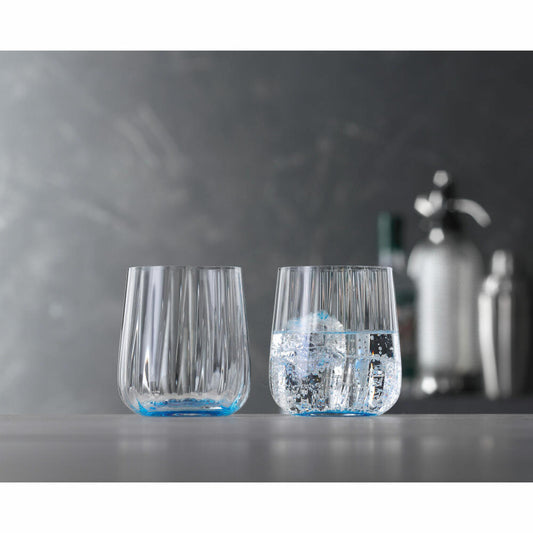 Spiegelau Becher 2er Set LifeStyle, Trinkbecher, Kristallglas, Ocean, 340 ml, 4453165