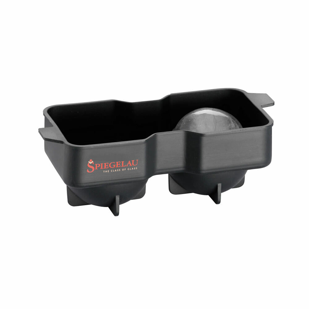 Spiegelau Perfect Serve Ice Ball Set, 2 DOF Tumbler + Eisball-Form, Glas, Transparent, 368 ml, 4500276