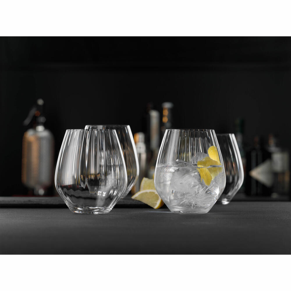 Spiegelau Special Glasses Gin Tonic Glass, set of 4, tumbler, long drink glass, cocktail glass, drinking glass, crystal glass, 625 ml, 4810180