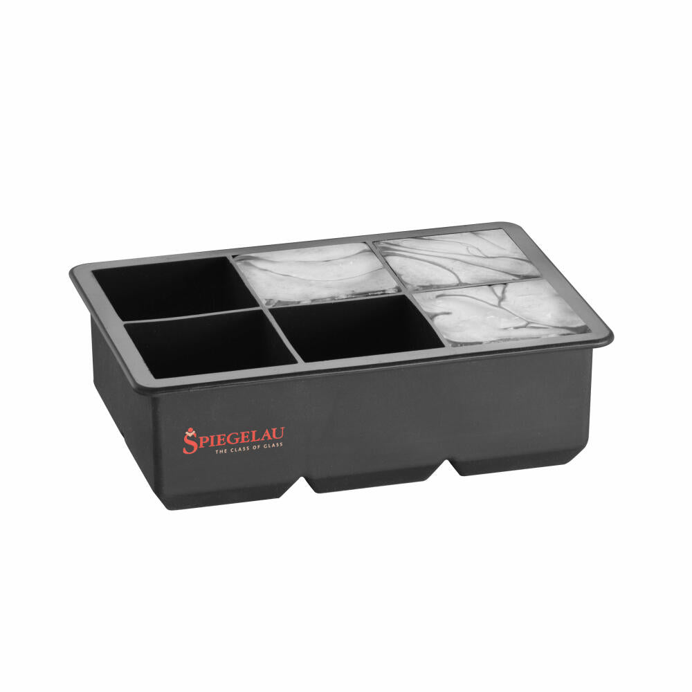Spiegelau Perfect Serve Ice Cube Set, 2 Longdrinkgläser + Eiswürfelform, Glas, Transparent, 350 ml, 4500279