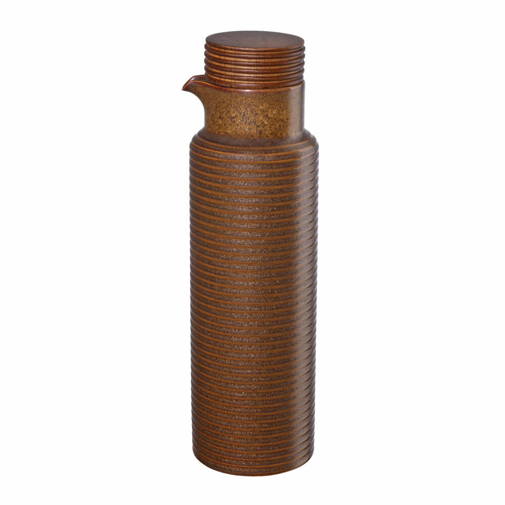 ASA Selection vinegar and oil bottle Brown, porcelain, brown, 400 ml, 23380238