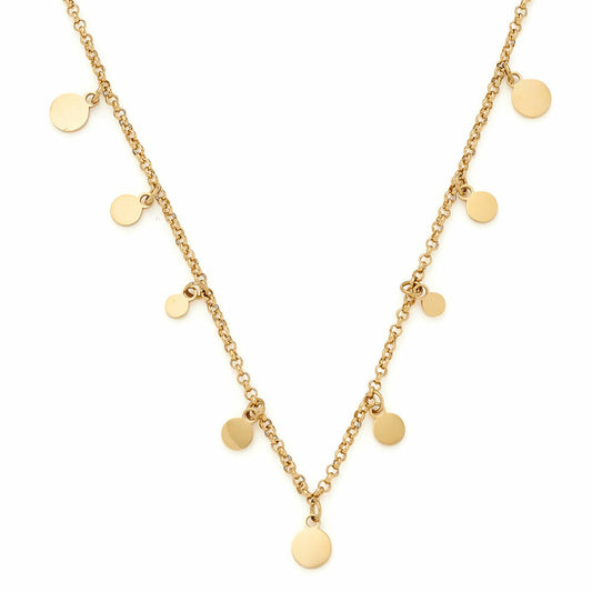 Leonardo Jewels Halskette Rica Ciao, Halsschmuck, Kette, Modeschmuck, Edelstahl IP gold, 018784