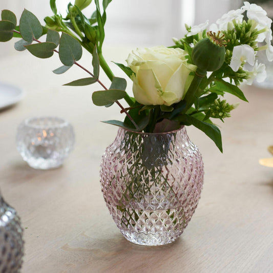 Leonardo Tischvase POESIA, Dekovase, Glasvase, Kalk-Natron Glas, Viola, 11 cm, 018670