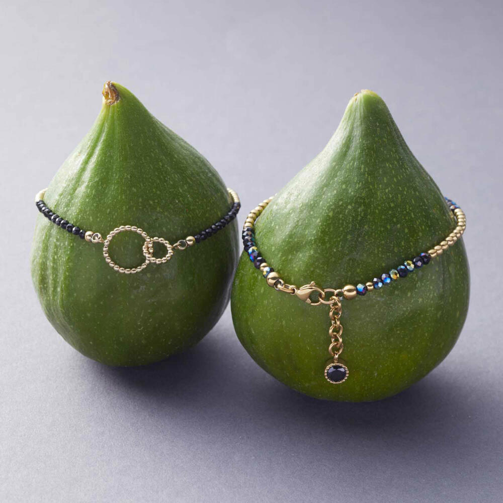 Leonardo Jewels Armband Lola Ciao, Armschmuck, Modeschmuck, Edelstahl IP gold, Glaskristalle, 018782