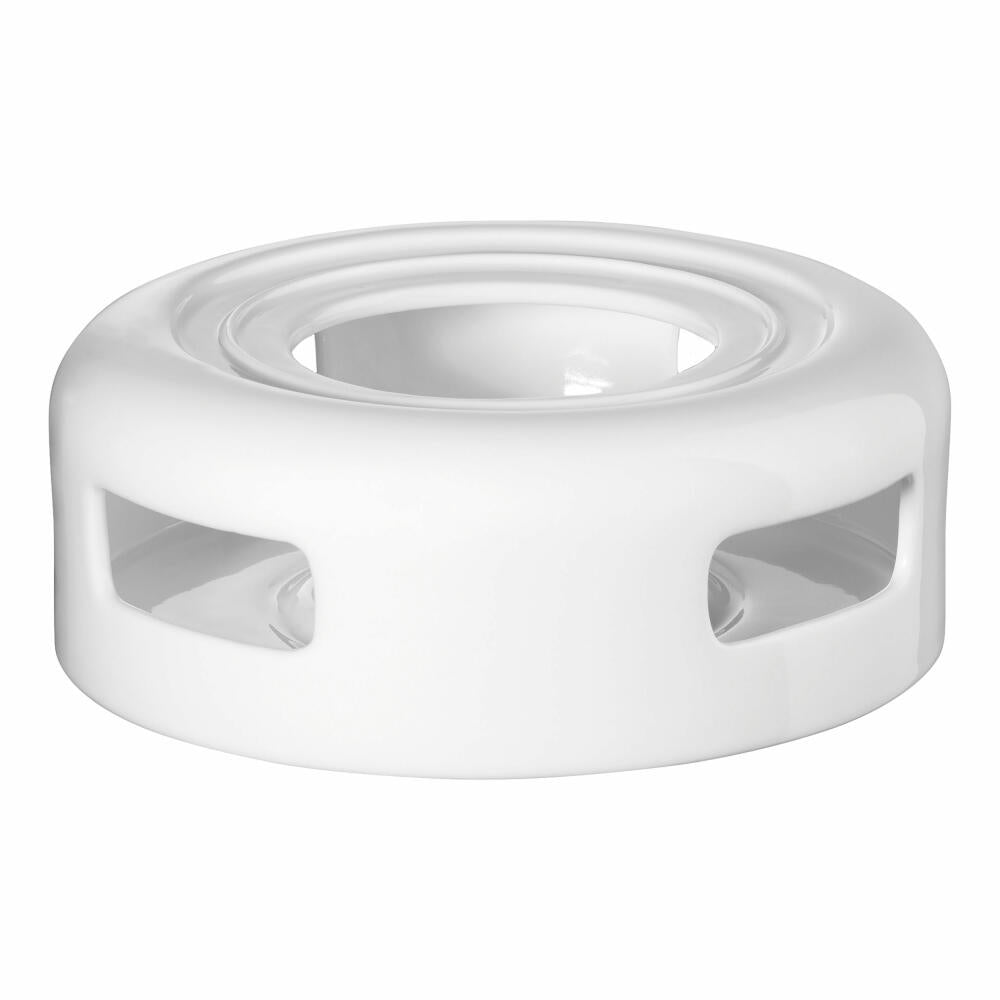 ASA Selection sonoko tea warmer, tea warmer, warming plate, porcelain tea warmer, porcelain, white, 21440017