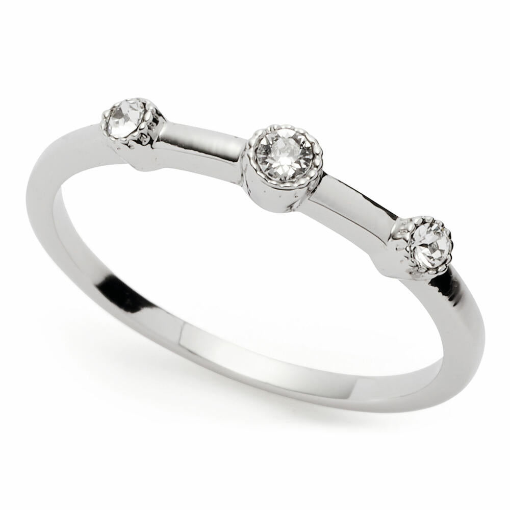 Leonardo Jewels Ring Marida Ciao, Fingerring, Modeschmuck, Größe 16, Edelstahl, Kristallsteine, 018898