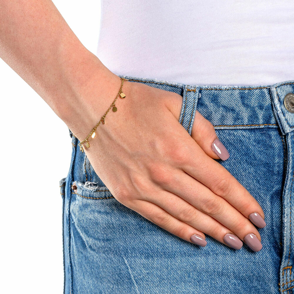 Leonardo Jewels Bracelet Rica Ciao, Bracelet, Fashion Jewelry, Stainless Steel IP Gold, 018785