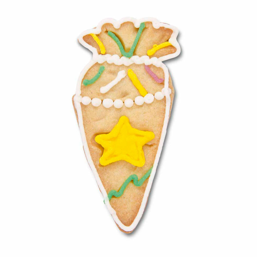 Städter Präge-Ausstecher Schultüte, Ausstechform, Plätzchenform, Keks, Plätzchen, Edelstahl, 8 cm, 200241