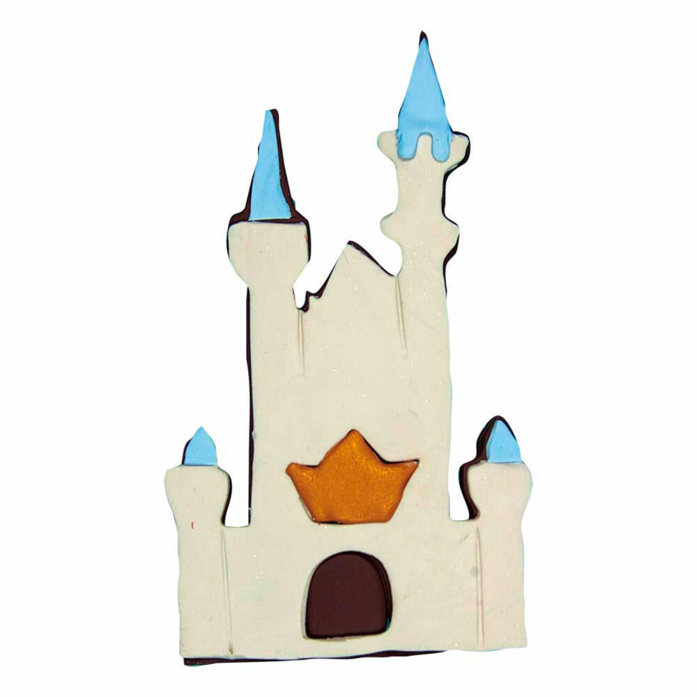Städter Präge-Ausstecher Schloss Neuschwanstein, Ausstechform, Plätzchenform, Keks, Plätzchen, Weißblech, 10.5 cm, 200012