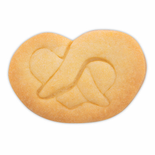 Städter embossed pretzel cutter, cookie cutter, biscuit cutter, biscuit, stainless steel, 8 cm, 200210