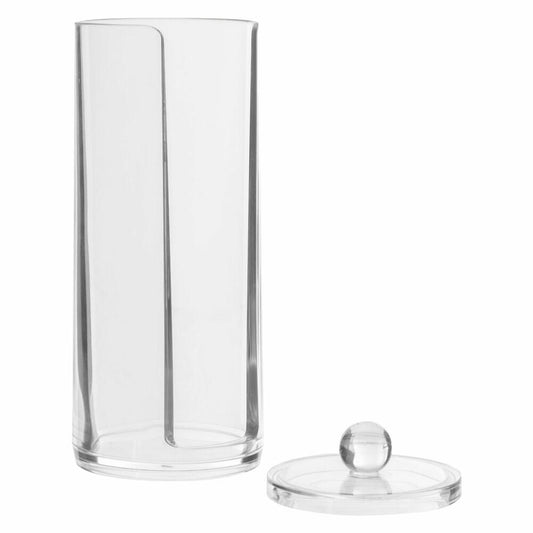 5five Simply Smart Wattepad-Spender Selena, Schminkpad-Dose, Kunststoff, 7.5 x 20 cm, 155905