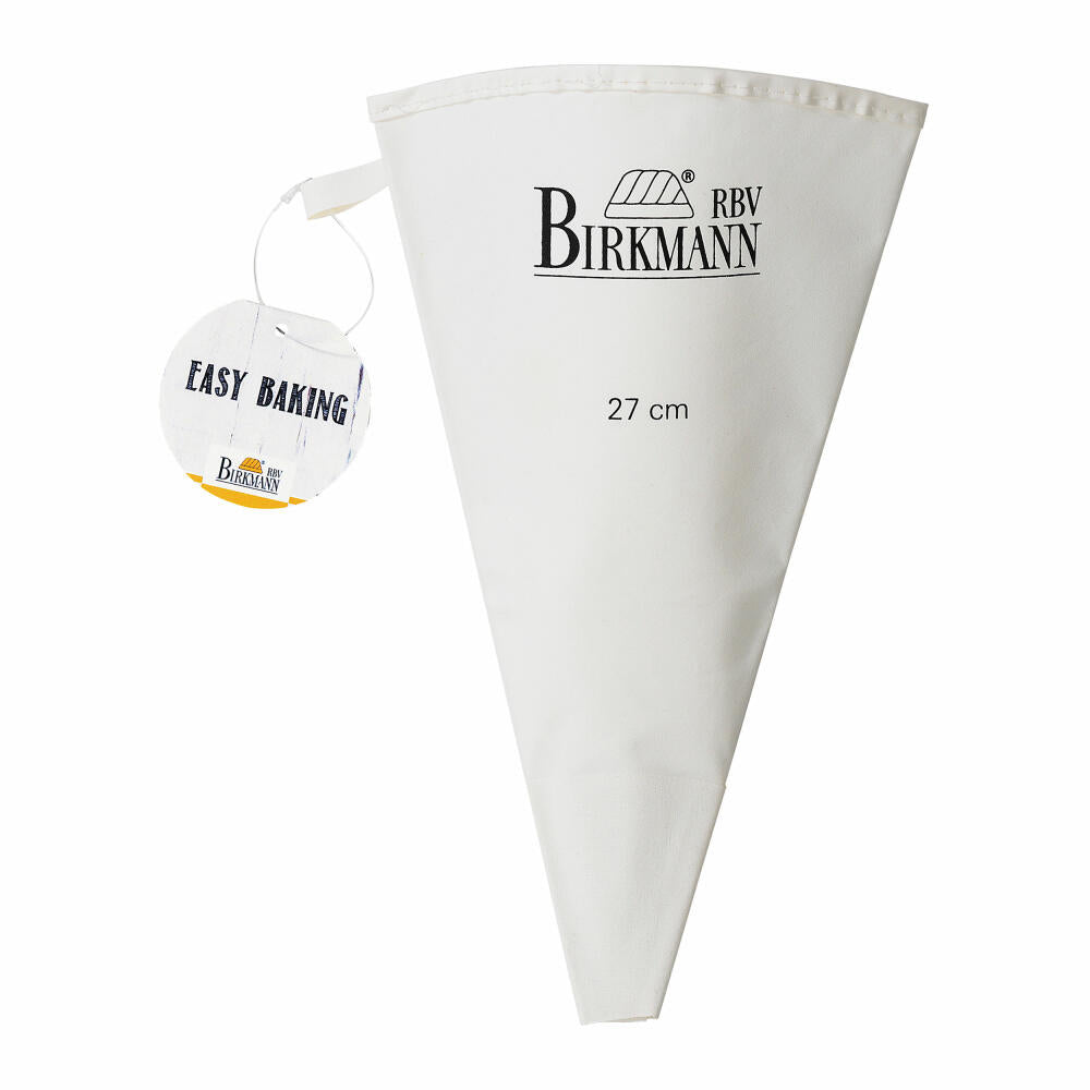 Birkmann Easy Baking Spritzbeutel, Spritz Beutel, Backzubehör, geschweißt aus kunststoffbesch. Nylon, 27 cm, 412132