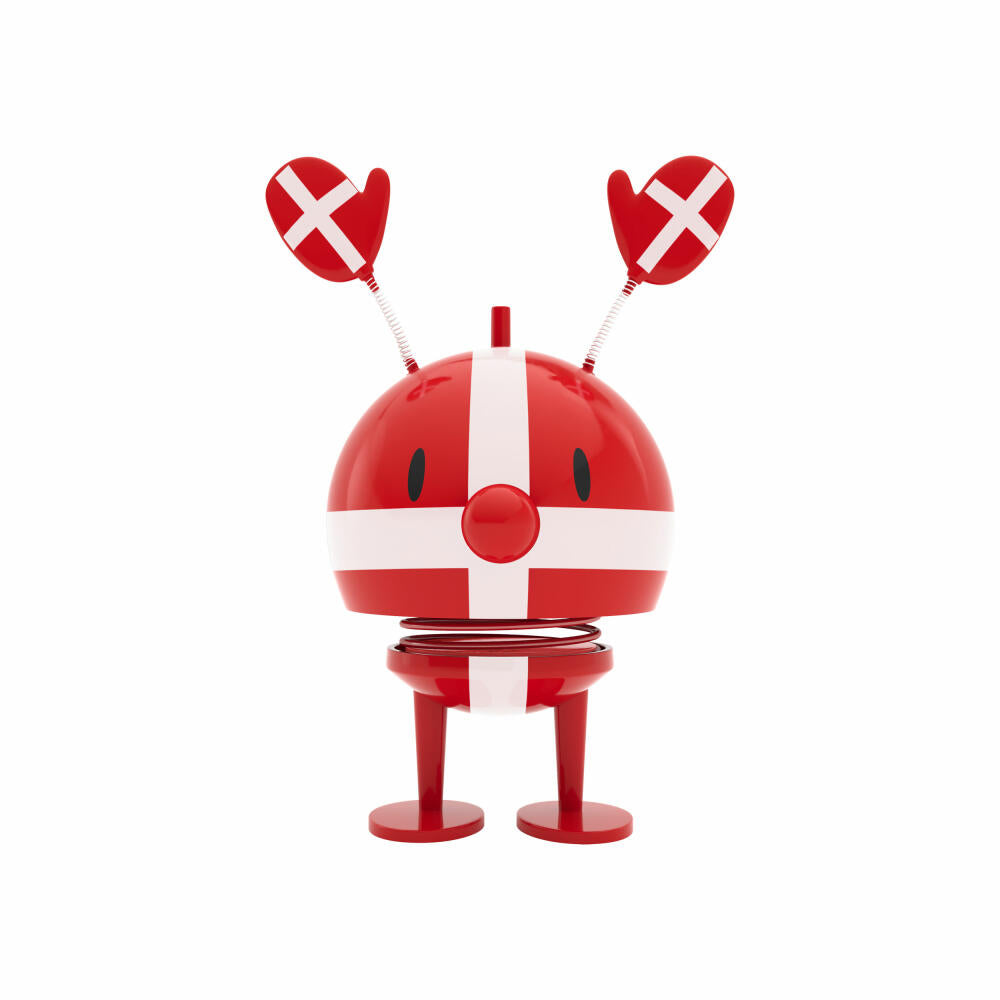 Hoptimist Roligan Bumble Medium, wobbly figure, wobbly figure, decoration idea, plastic, red, 14 cm, 26179