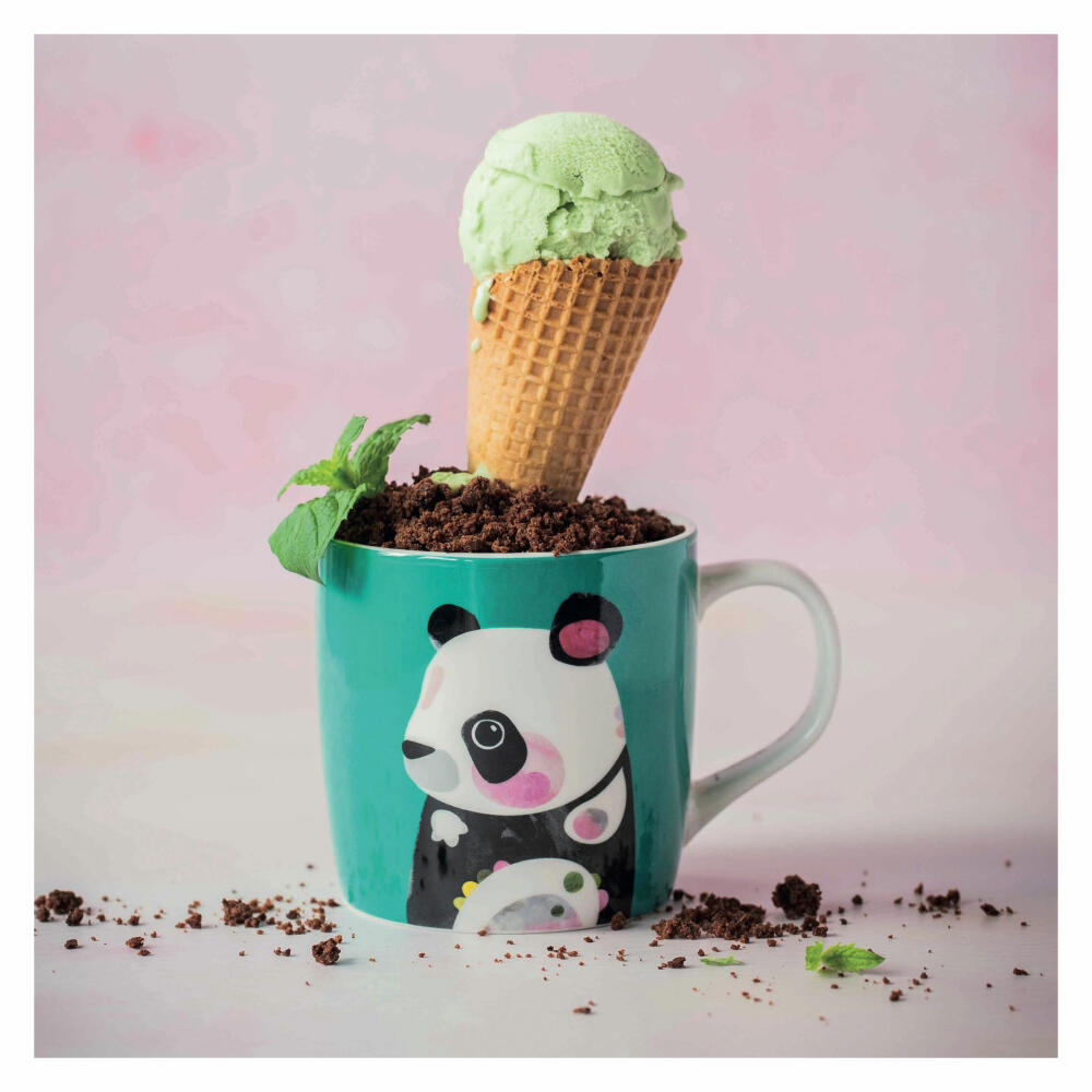 Maxwell & Williams Pete Cromer Mug Panda, Cup, Coffee Mug, Porcelain, Colorful, 370 ml, DX0918