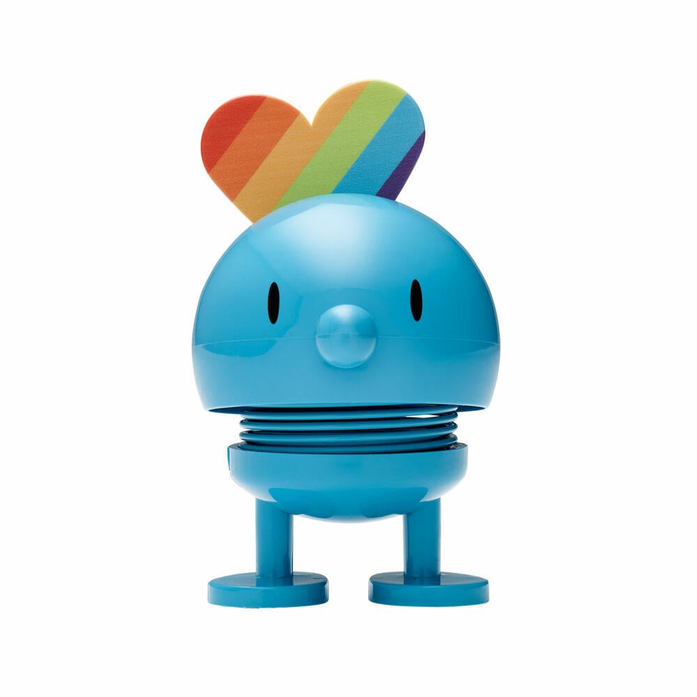 Hoptimist Rainbow Small, wobbly figure, wobbly figure, decoration idea, plastic, turquoise, Ø 5 cm, 26244