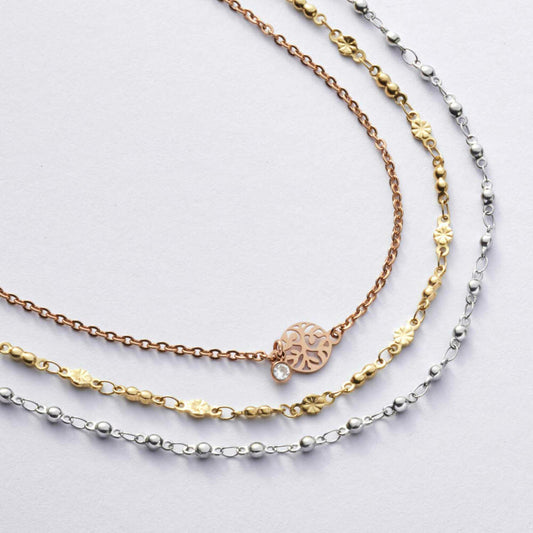 Leonardo Jewels Fußkettchen Cilla Ciao, Fußkette, Fußschmuck, Modeschmuck, Edelstahl, 021236