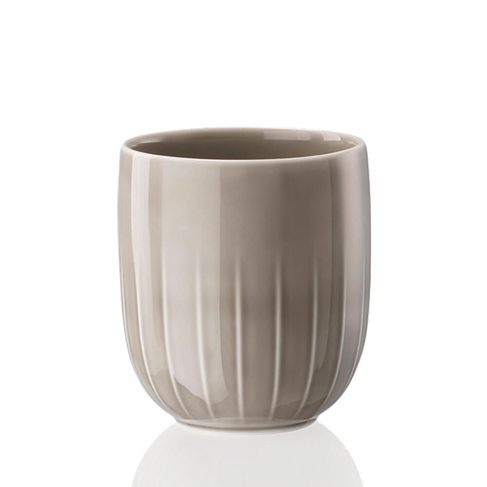Rosenthal Joyn Becher ohne Henkel, Porzellan, Grau, 420 ml, 44020-640202-15510