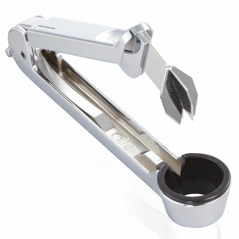 Leifheit Pflaumenentsteiner, Pflaumenentkerner, Obstentsteiner, Obstentkerner, Zinkdruckguss, 3154