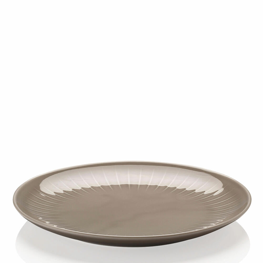 Rosenthal Joyn Teller flach, Essteller, Porzellan, Grau, 24 cm, 44020-640202-10864