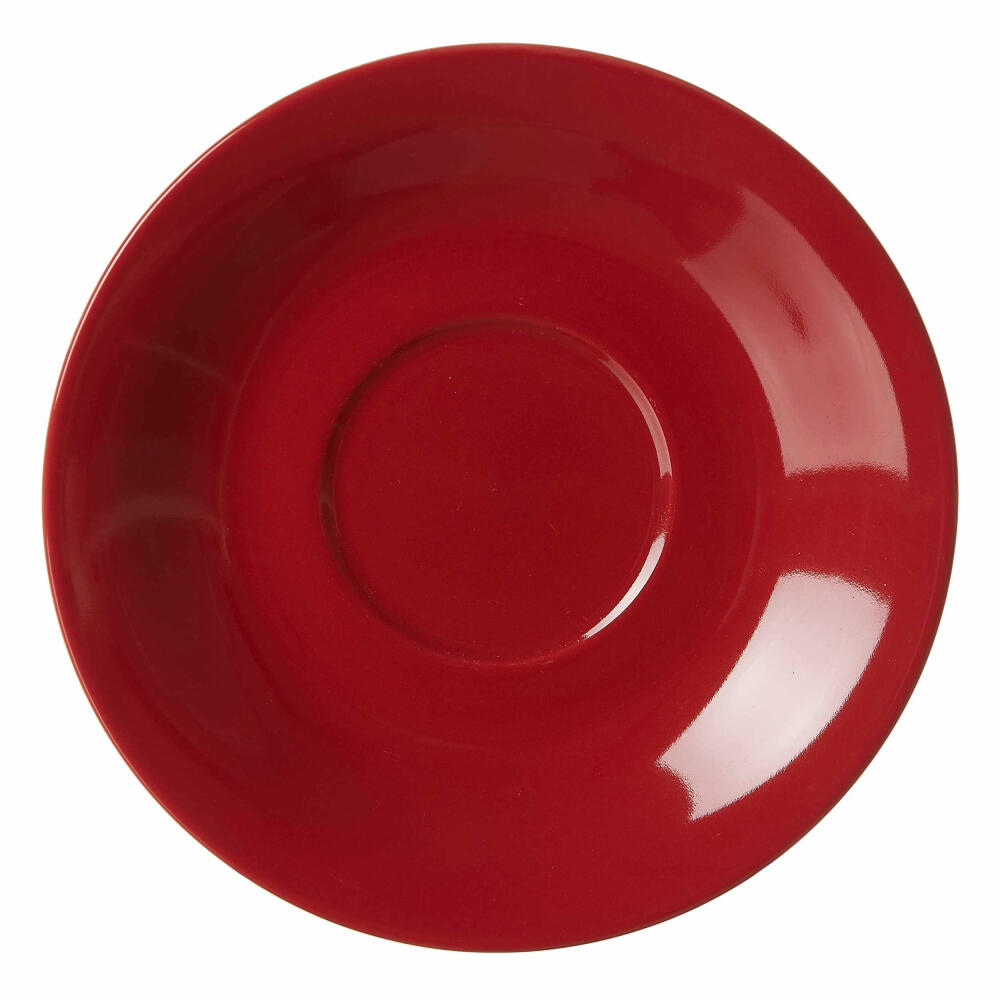 Ritzenhoff & Breker Doppio Jumbo Untere, Untertasse, Unter Tasse, Geschirr, Porzellan, Rot, Ø 17 cm, 515565